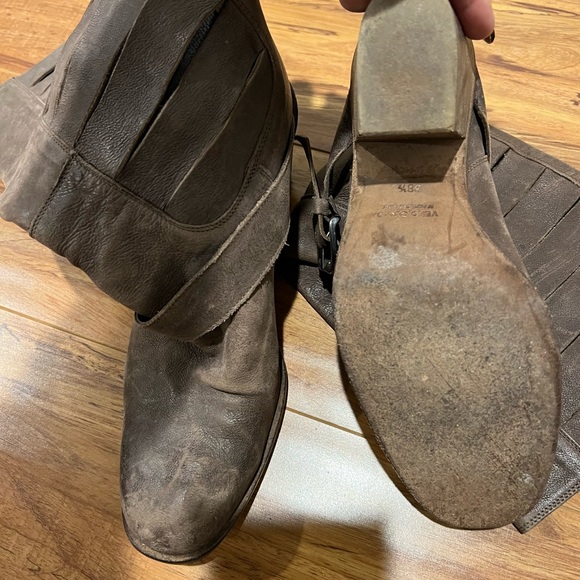 Western looking vented  leather boots - Picture 5 of 14